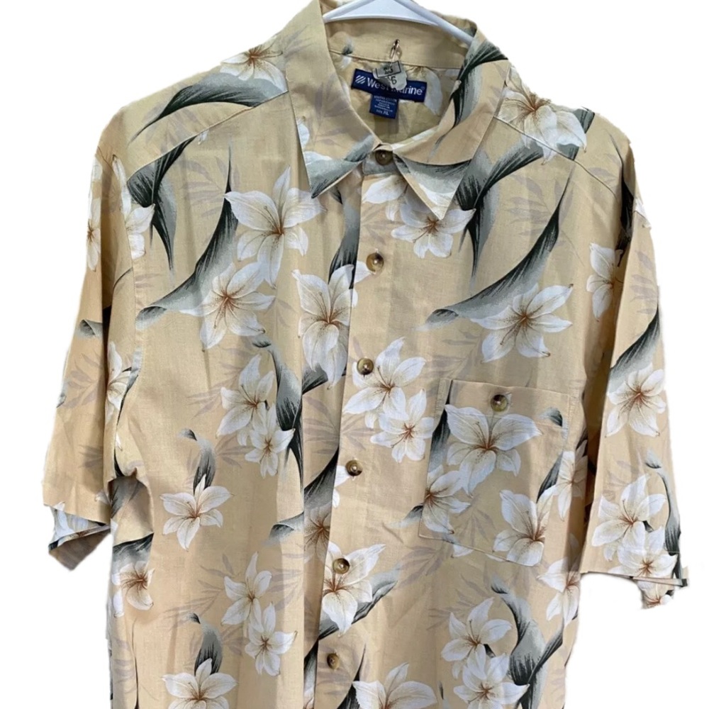 West Marine Hawaiian shirt XL limited edition